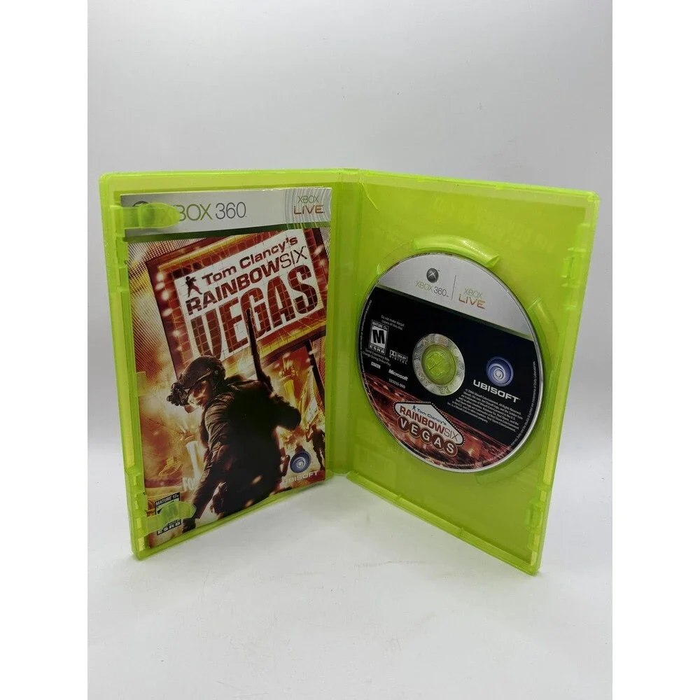 Tom Clancy's Rainbow Six Vegas & Vegas 2 Xbox 360 Lot Tested M EXTRA disk